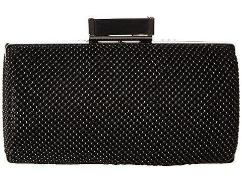 Christiana Ball Mesh Minaudiere Black Handbag