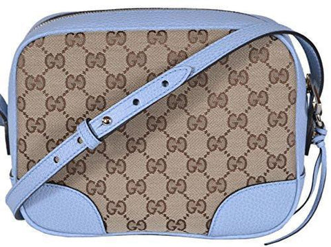 Canvas Small Bree Crossbody Purse Beigeblue