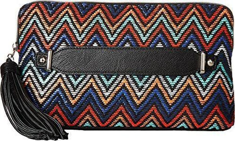 Blake Straw Chevron Clutch Multi Chevron Clutch